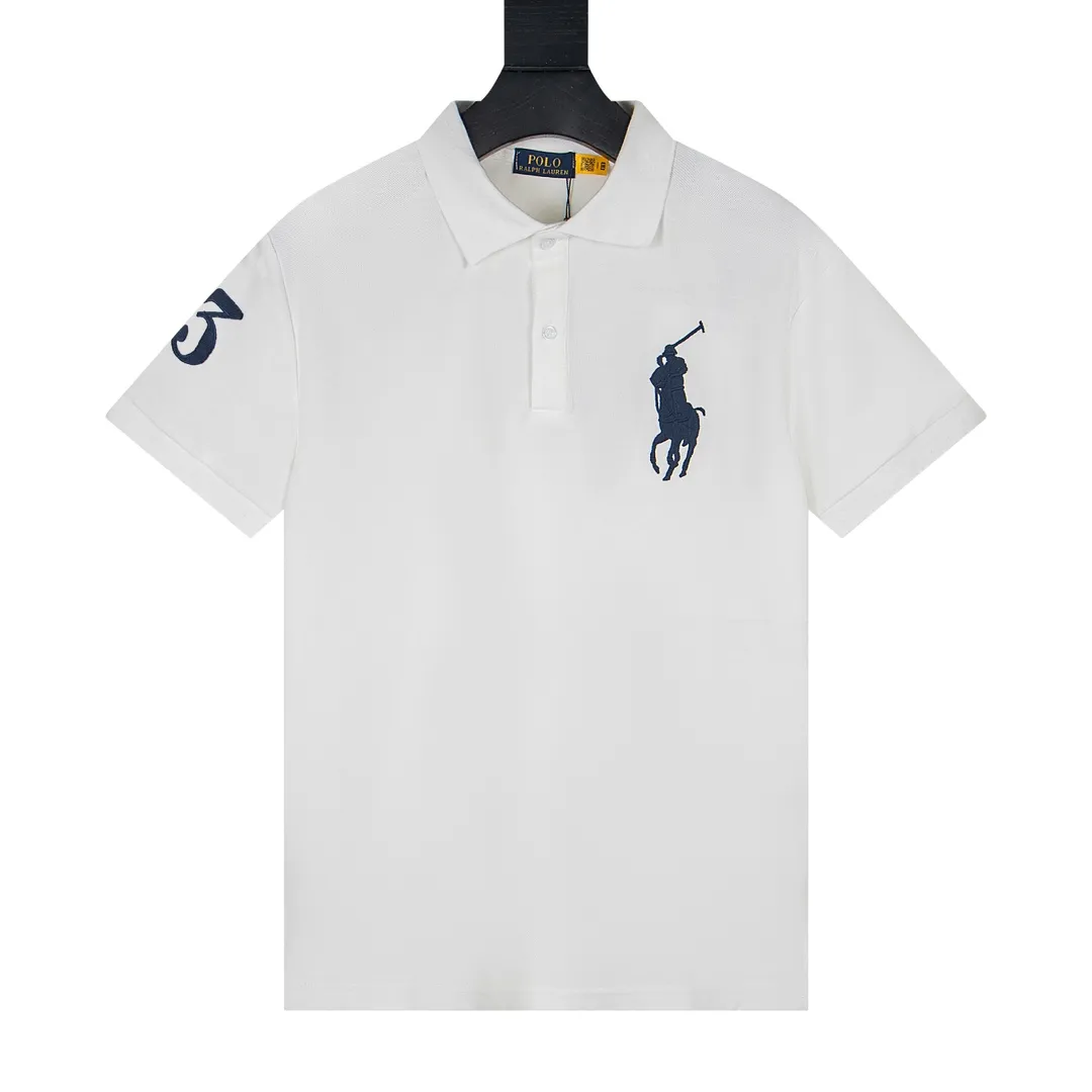 P150 Model No. Y779 Ralph Lauren/Ralph Lauren Basic pony embroidered logo short sleeves Three needles and five threads Men's and women's piqué cotton fabric Easier to wear, more comfortable and less bulky than ordinary fabrics Customized thread weaving and dyeing Classic pony embroidery Logo Cross stitching details on the neckline Three needles and five threads all over The whole body is made of three needles and five threads Complete accessories make it a trendy style Easy to control and match at will Full of design, a simple must-have! Color: Black White Navy Gray Size: S-XL